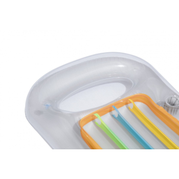 Materac Leżak Biały 161 84 cm BESTWAY